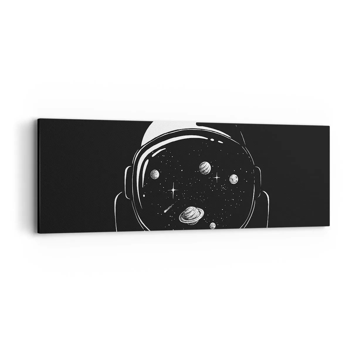 Bild auf Leinwand - Leinwandbild - Schöne Aussicht - 90x30 cm