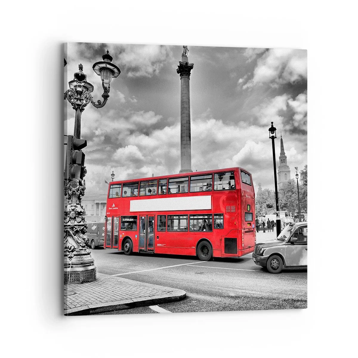 Bild auf Leinwand - Leinwandbild - Der wahre Blutkreislauf der Stadt - 70x70 cm