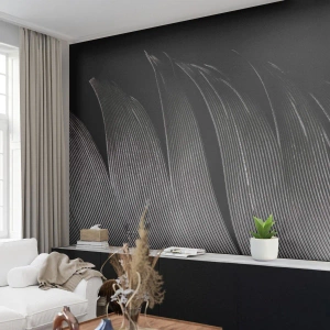 Maßgeschneiderte Fototapete Premium Canvas - Stift – ein wunderbares Design - Stift, Minimalismus, Leichtigkeit