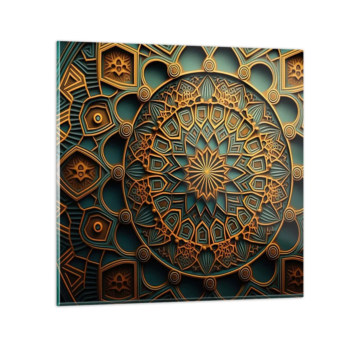Glasbild - Bild auf glas - In arabischer Atmosphäre - 70x70 cm