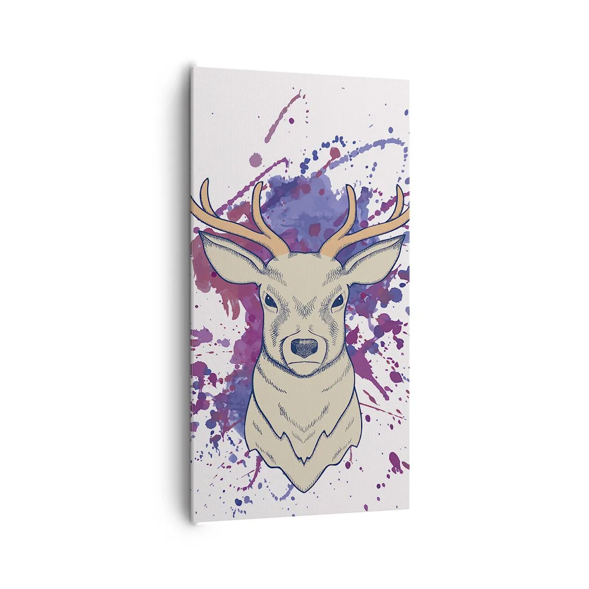 Bild auf Leinwand - Leinwandbild - Mut und Ausgeglichenheit - 65x120 cm