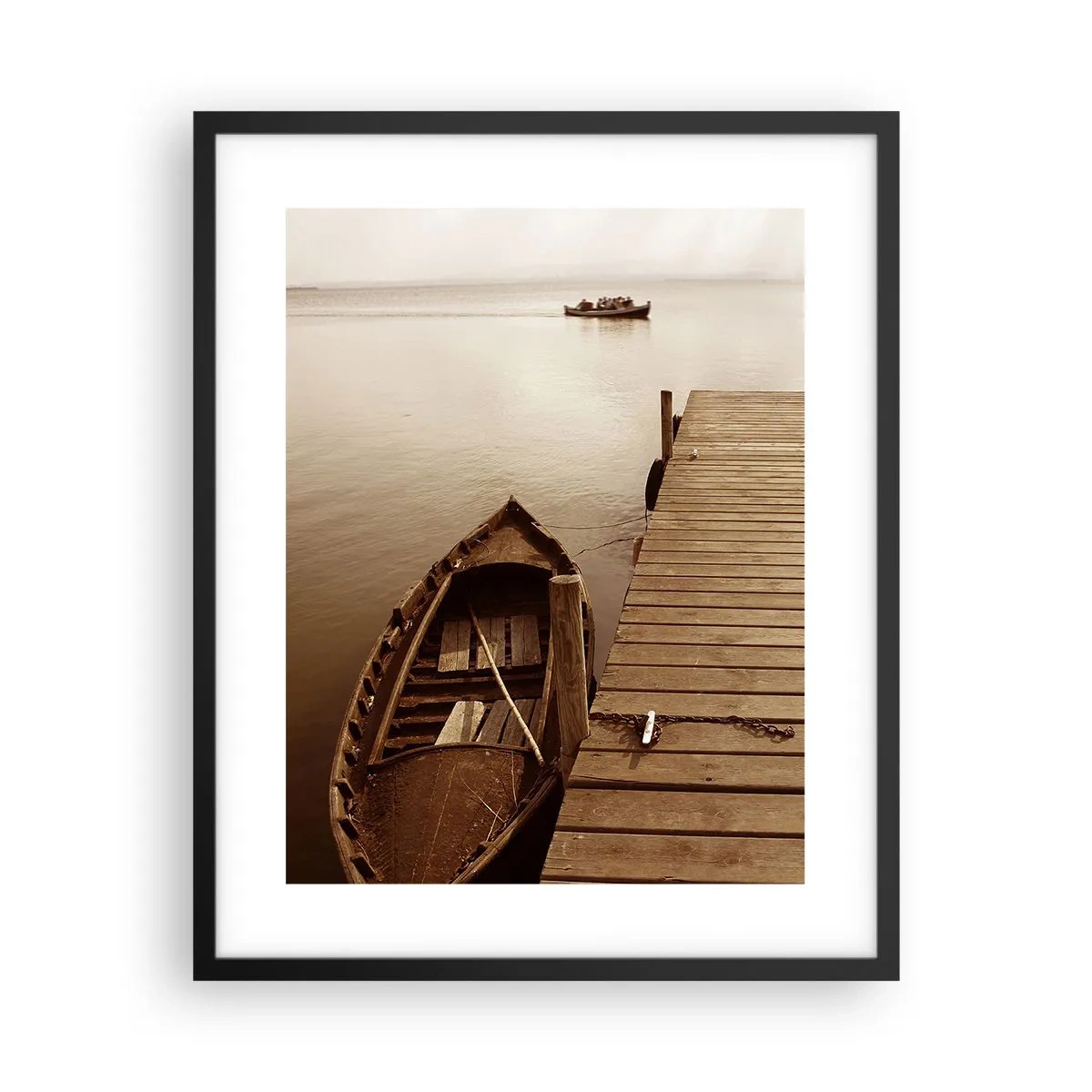 Poster in einem schwarzem Rahmen - Großer Frieden - 40x50 cm