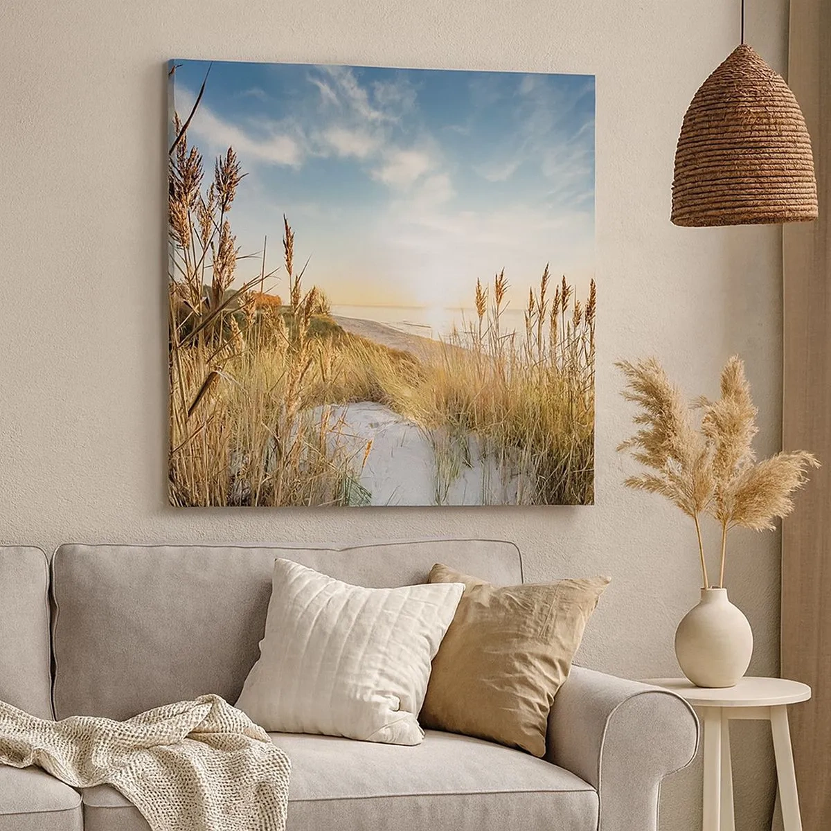 Bild auf Leinwand - Leinwandbild - Nordstrand - 30x30 cm