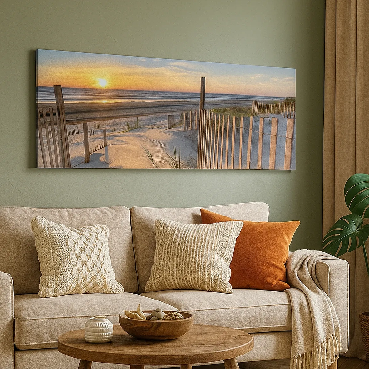 Bild auf Leinwand - Leinwandbild - Schein und Schatten des Windes - 30x30 cm