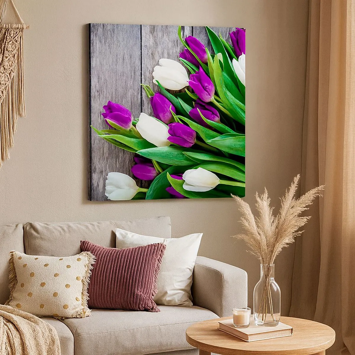 Bild auf Leinwand - Leinwandbild - Am Tag der Frühlingsferien - 30x30 cm