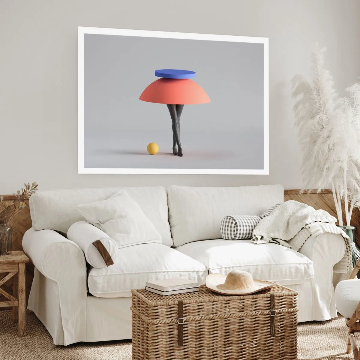 Poster - Surrealistische Komposition - 50x40 cm