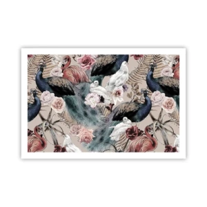 Poster - Im Schlossgarten - 91x61 cm