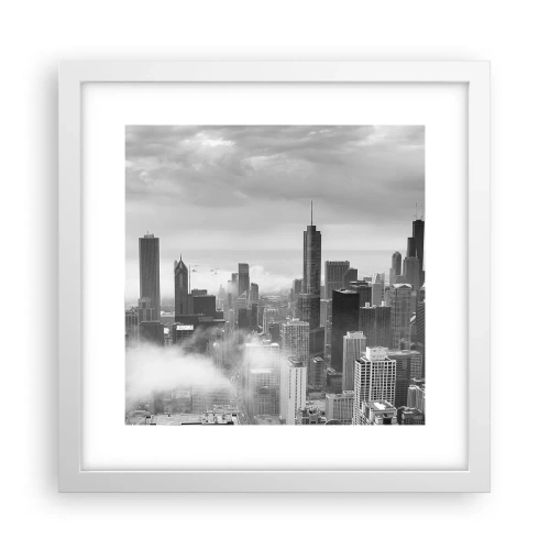 Poster in einem weißen Rahmen - Amerikanische Landschaft - 30x30 cm