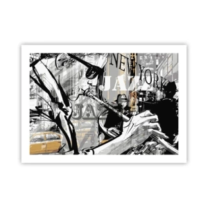 Poster - Im Rhythmus von New York - 70x50 cm