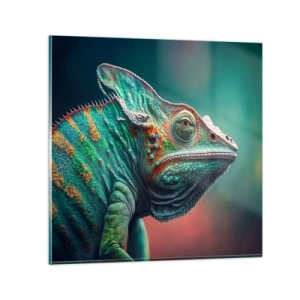 Glasbild - Bild auf glas - Siehst du mich? Nicht gut… - 30x30 cm