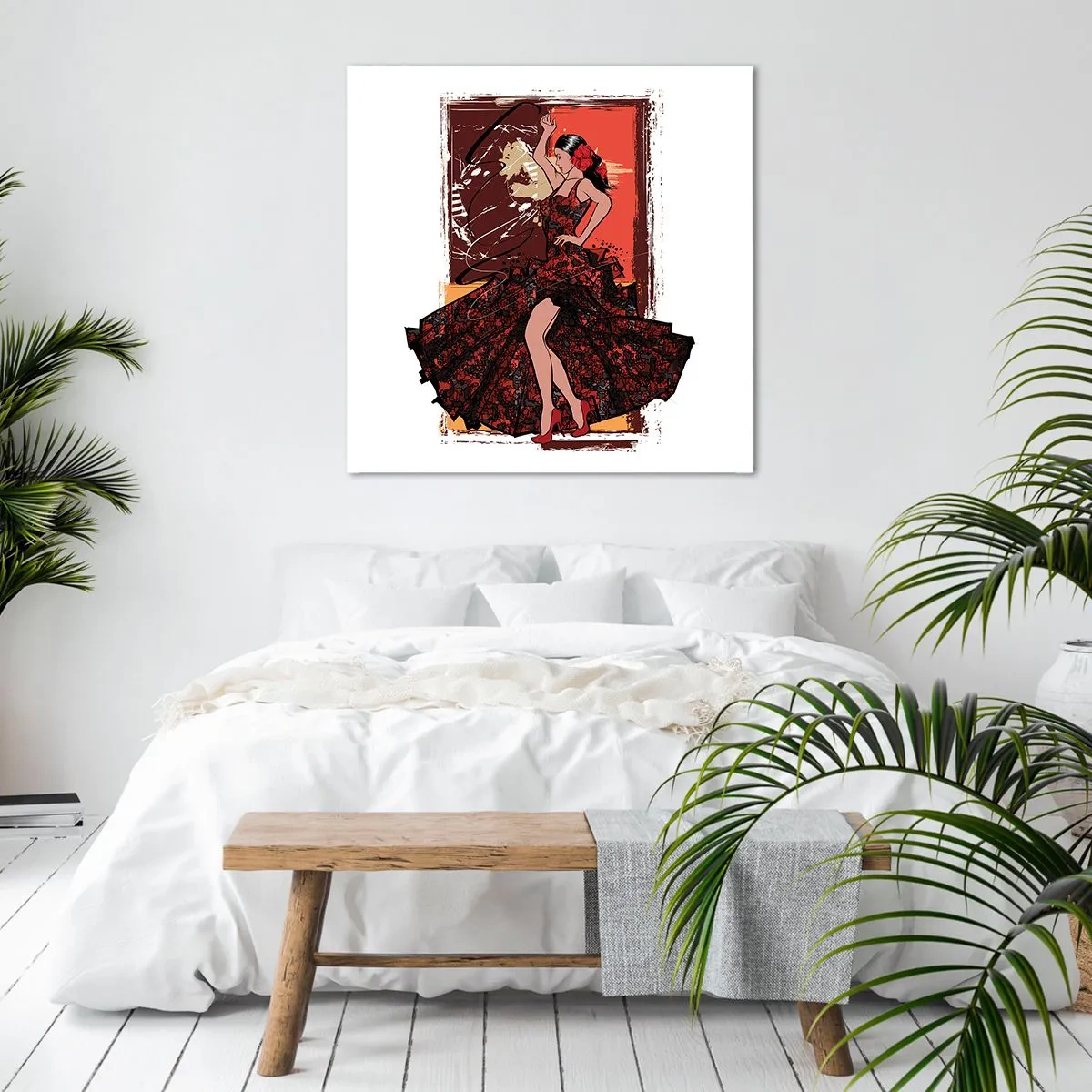 Bild auf Leinwand - Leinwandbild - Im Rhythmus des Herzens - 50x50 cm