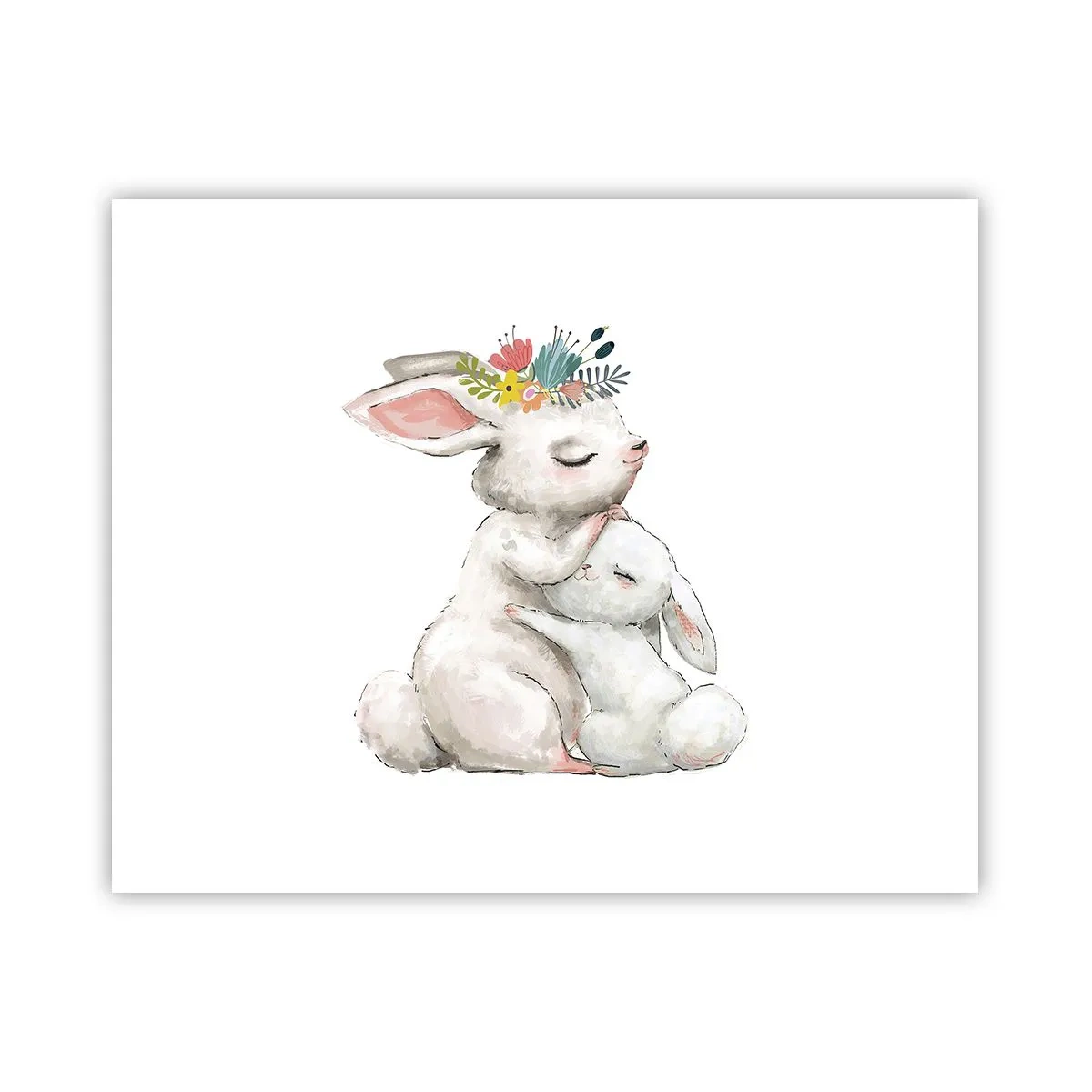 Poster - Bei Mama ist's am schönsten - 50x40 cm