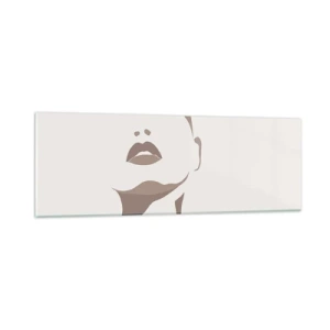 Glasbild - Bild auf glas - Aus Licht und Schatten - 90x30 cm
