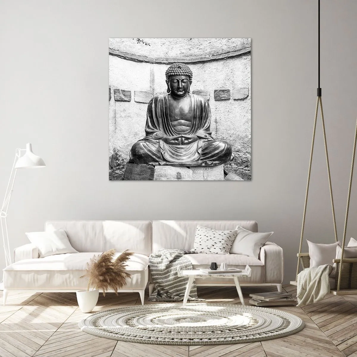 Bild auf Leinwand - Leinwandbild - An der Quelle des Friedens - 60x60 cm