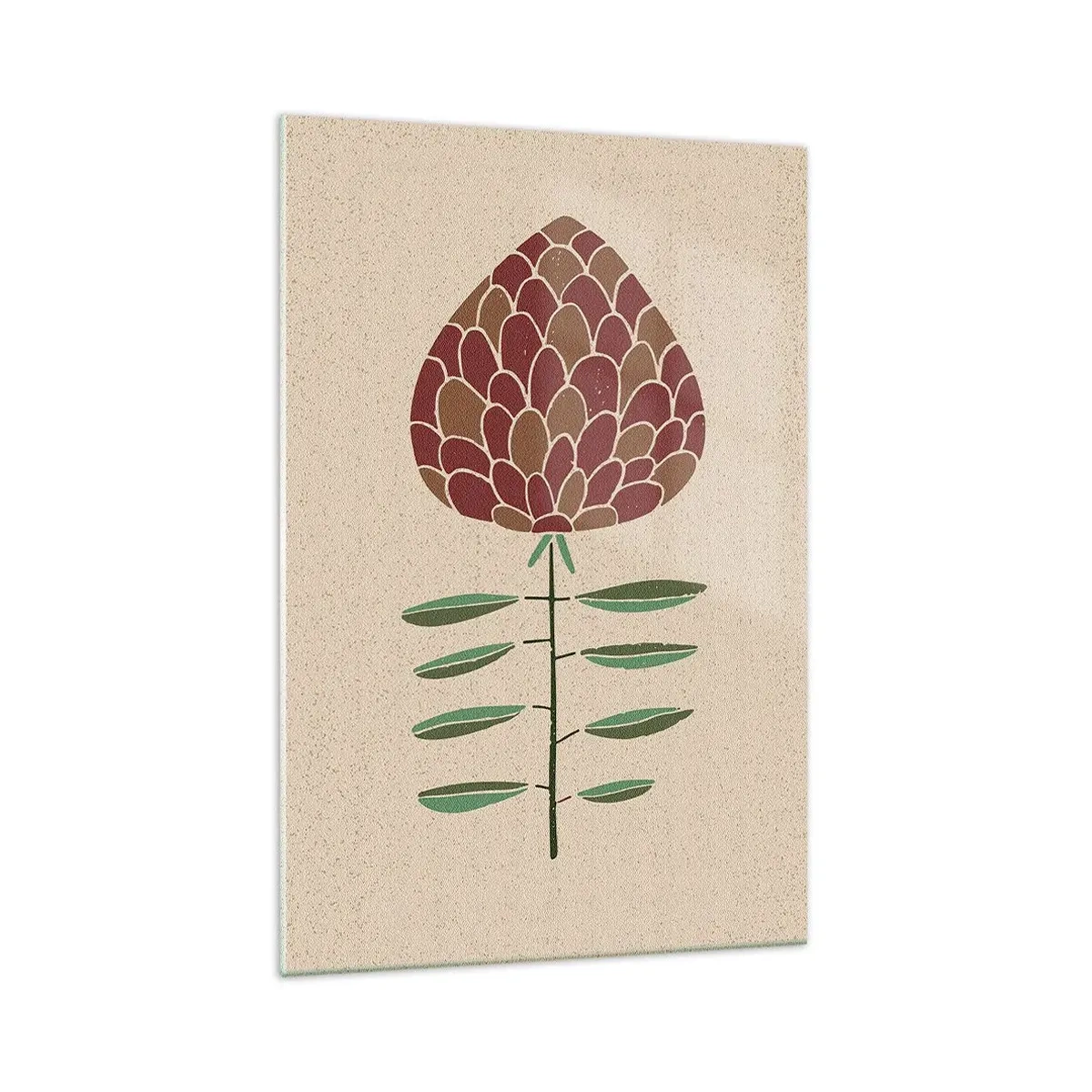 Glasbild - Bild auf glas - Was für ein großs Tier - 70x100 cm