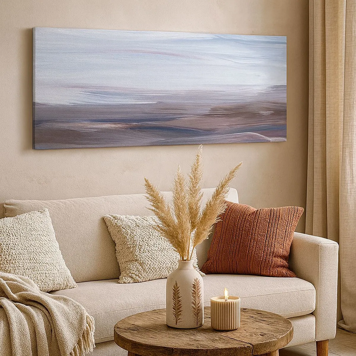 Bild auf Leinwand - Leinwandbild - Elemente: Wasser - 100x40 cm