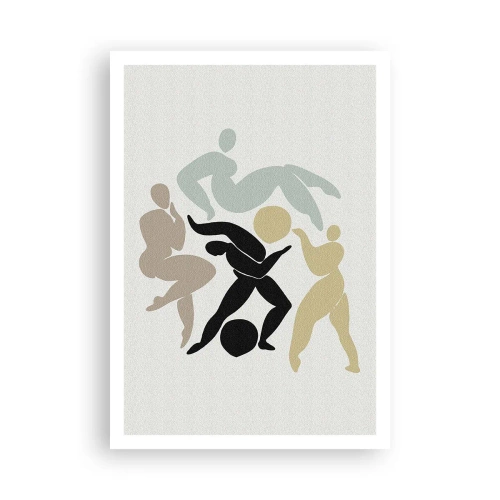 Poster - Bewegung für Gesundheit und Schönheit - 70x100 cm