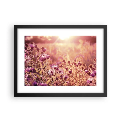 Poster in einem schwarzem Rahmen - Bevor der Sommer vorbei ist - 40x30 cm