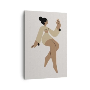 Bild auf Leinwand - Leinwandbild - Eine anmutige Form - 70x100 cm