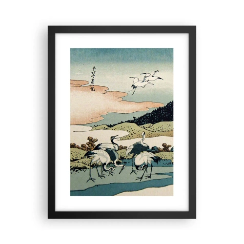 Poster in einem schwarzem Rahmen - Im japanischen Geist - 30x40 cm