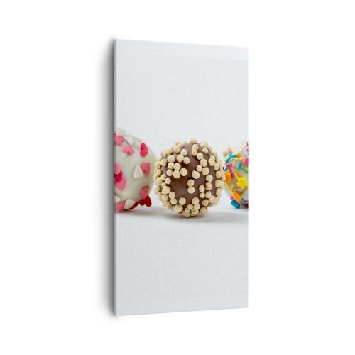 Bild auf Leinwand - Leinwandbild - Das Leben kann süß sein - 55x100 cm