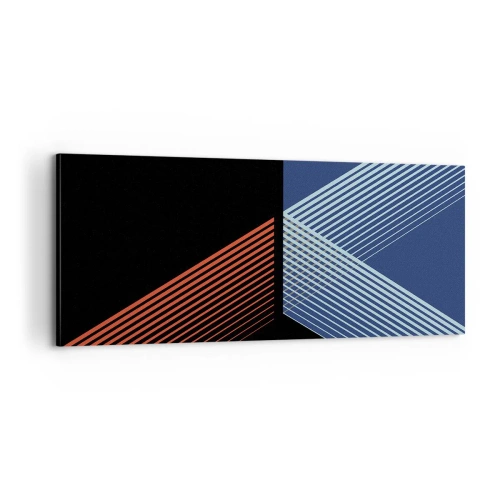 Bild auf Leinwand - Leinwandbild - Eine einfache Geschichte - 100x40 cm