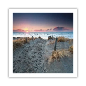 Poster - Du hast einen Regenbogen aus strahlendem Licht verschüttet ... - 60x60 cm