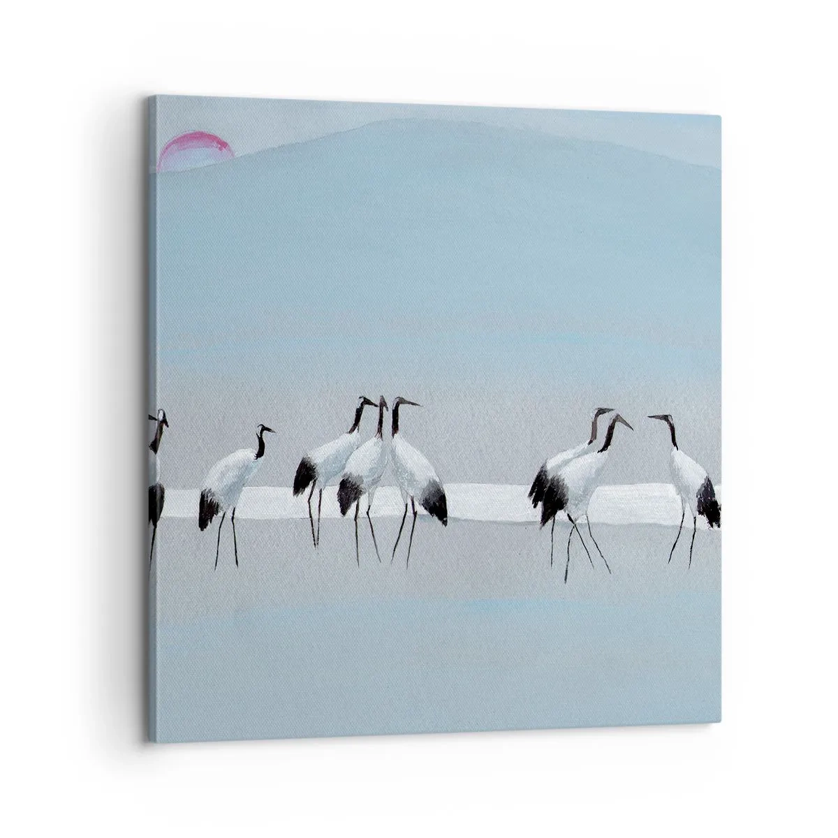 Bild auf Leinwand - Leinwandbild - Nach einem heißen Tag - 60x60 cm