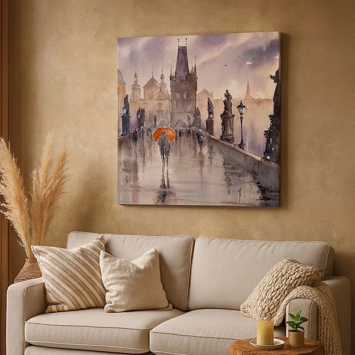 Bild auf Leinwand - Leinwandbild - Leute verändern sich nicht - 30x30 cm