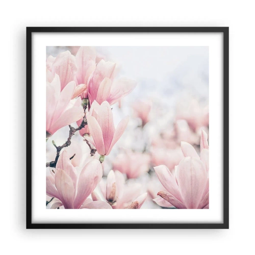 Poster in einem schwarzem Rahmen - Das Ideal der Subtilität - 50x50 cm