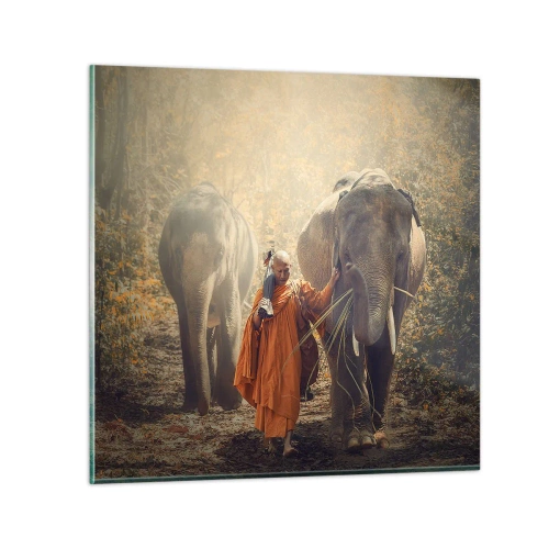 Glasbild - Bild auf glas - Volles Verständnis - 50x50 cm