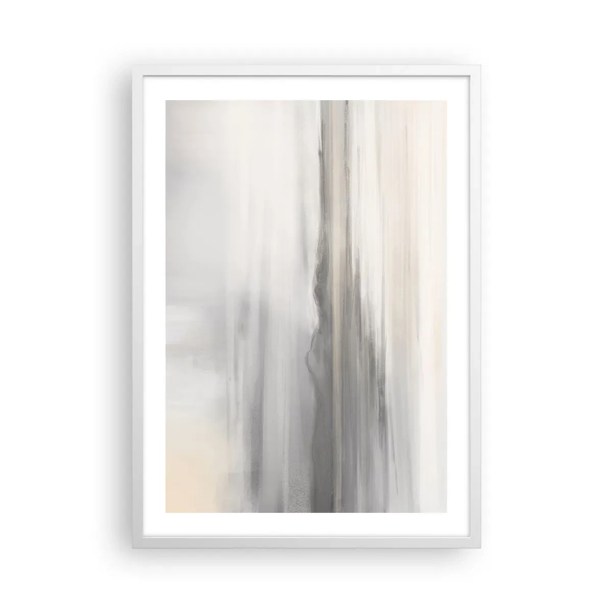 Poster in einem weißen Rahmen - Nachdenkliche Distanz - 50x70 cm