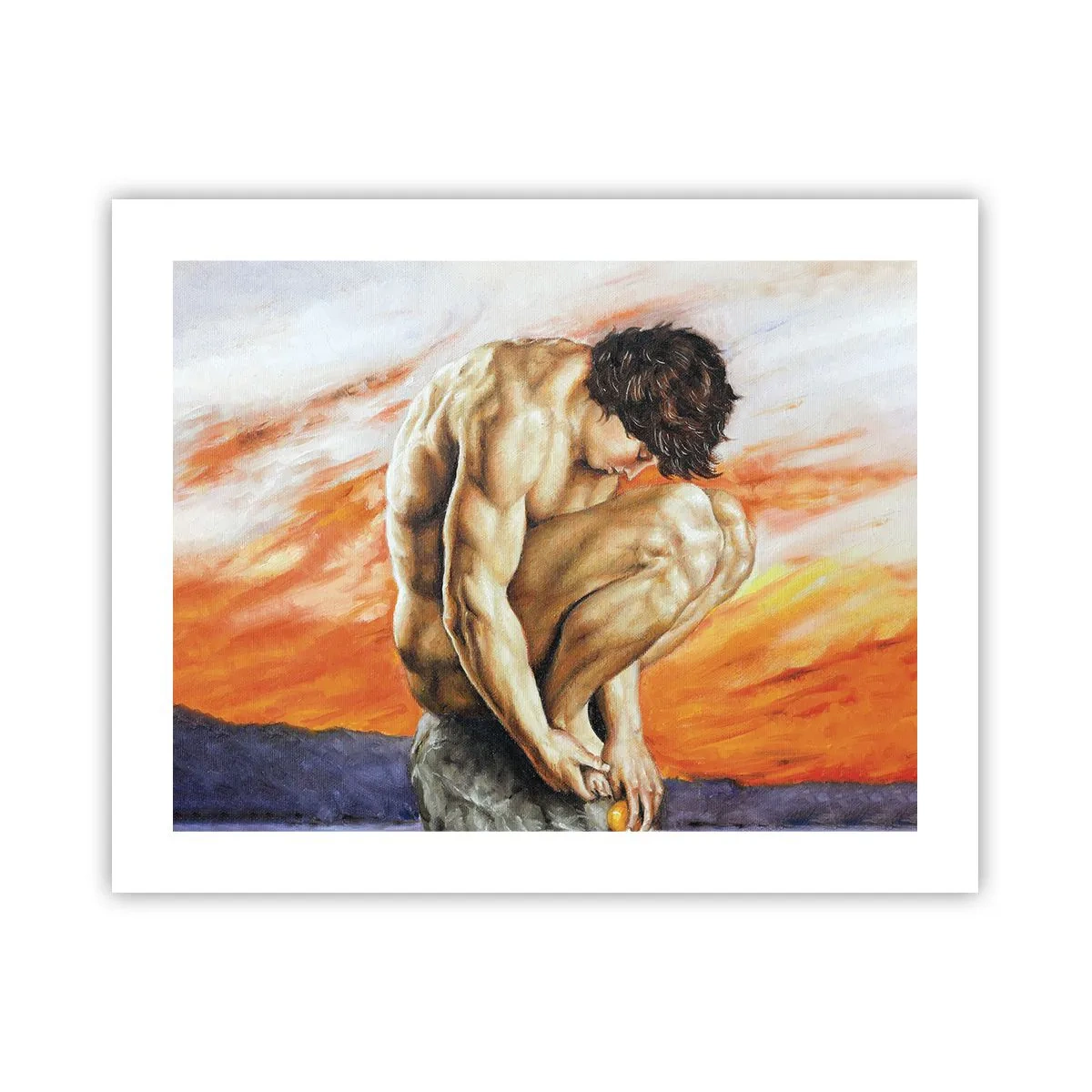 Poster - In sich versunken - 50x40 cm