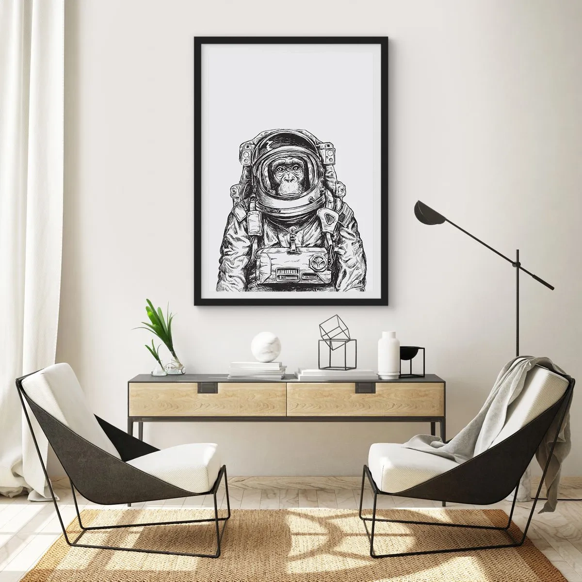 Poster in einem schwarzem Rahmen - Alternative Evolution - 30x40 cm