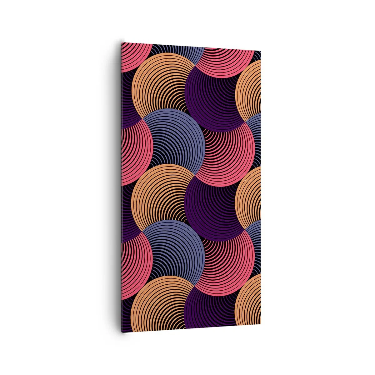 Bild auf Leinwand - Leinwandbild - Im kreisenden Rhythmus - 65x120 cm