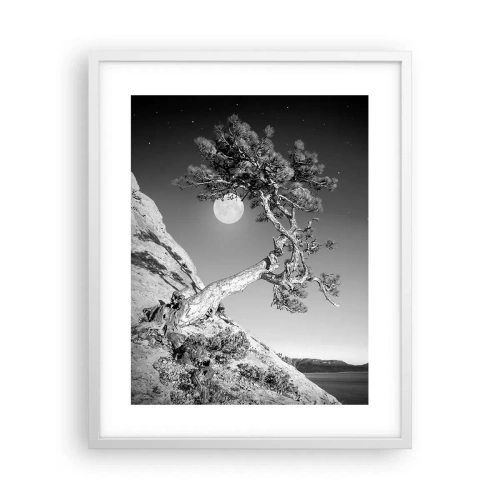 Poster in einem weißen Rahmen - Siegreiche Kämpferin - 40x50 cm