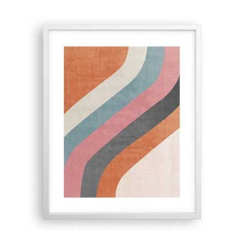 Poster in einem weißen Rahmen - Diagonale Komposition – Bewegung - 40x50 cm