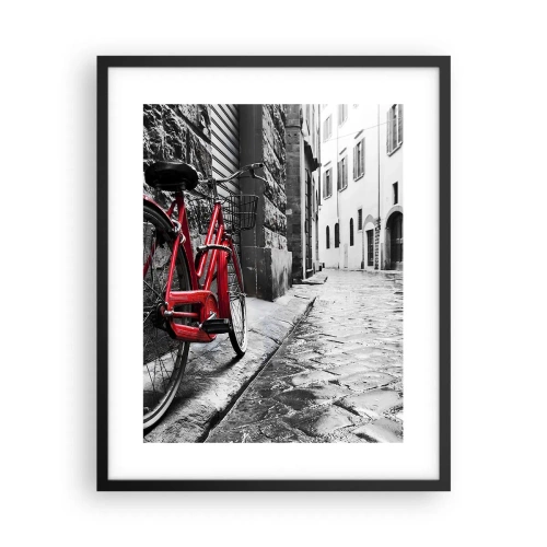 Poster in einem schwarzem Rahmen - Wahre Schönheit wird nicht alt - 40x50 cm