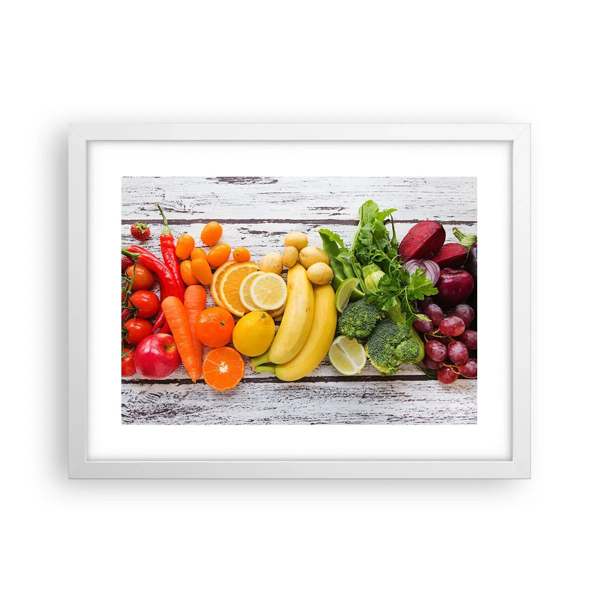 Poster in einem weißen Rahmen - Es ist nicht genug? - 40x30 cm