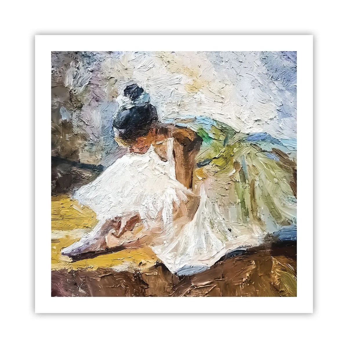 Poster - Aus einem Gemälde von Degas - 60x60 cm