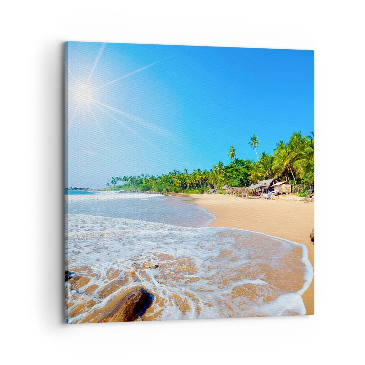 Bild auf Leinwand - Leinwandbild - Ein exotischer Ort für dich - 60x60 cm