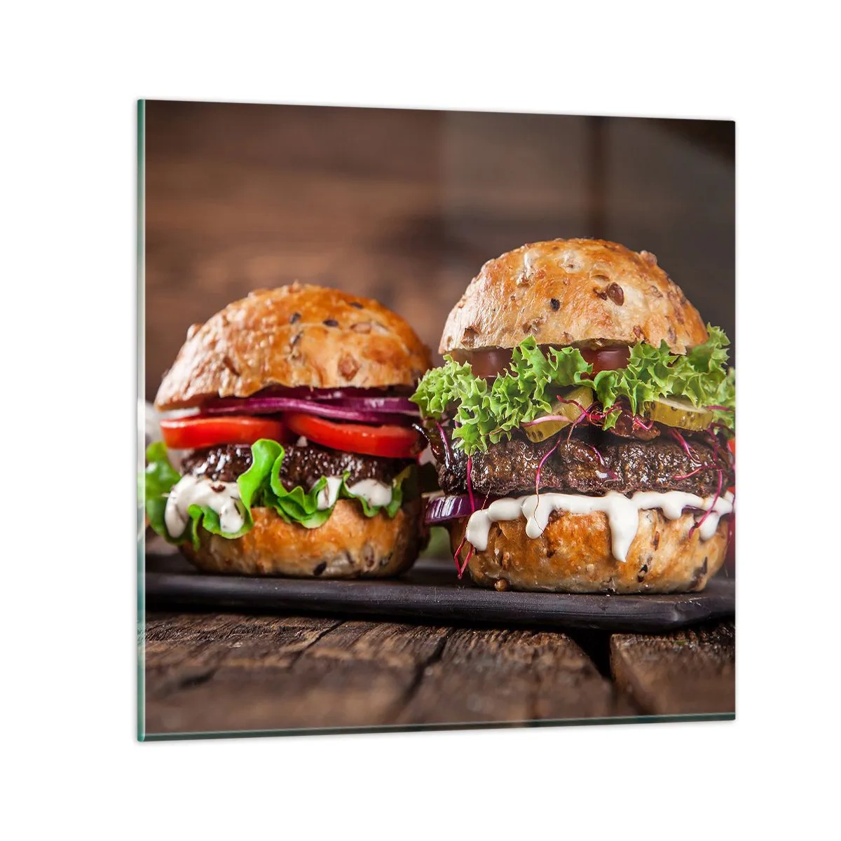 Glasbild - Bild auf glas - Amerikanischer Traum - 40x40 cm