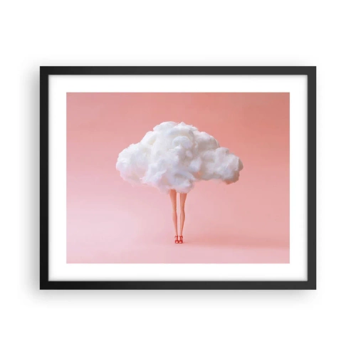 Poster in einem schwarzem Rahmen - Süßes Versprechen - 50x40 cm