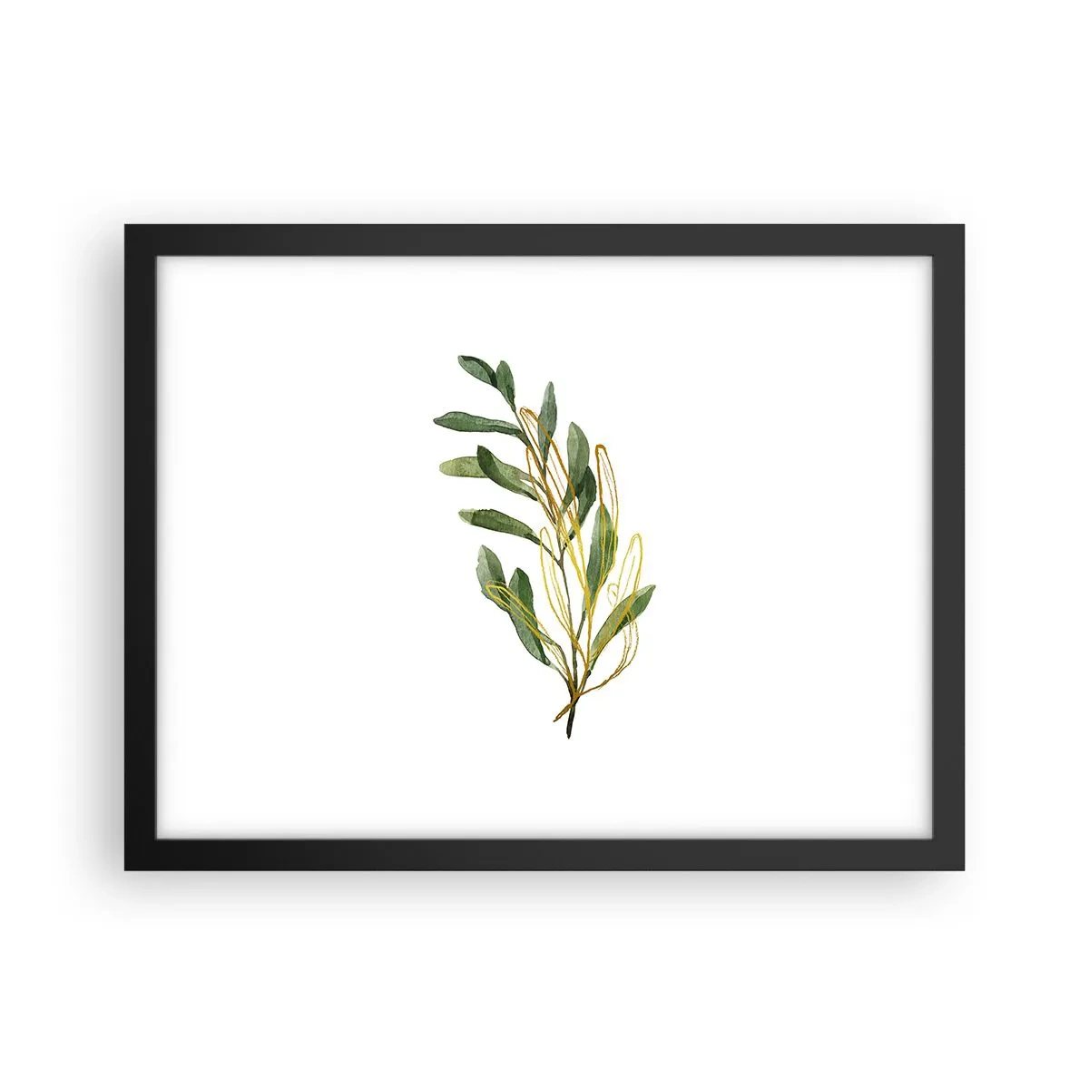 Poster in einem schwarzem Rahmen - Alles was gut ist - 40x30 cm