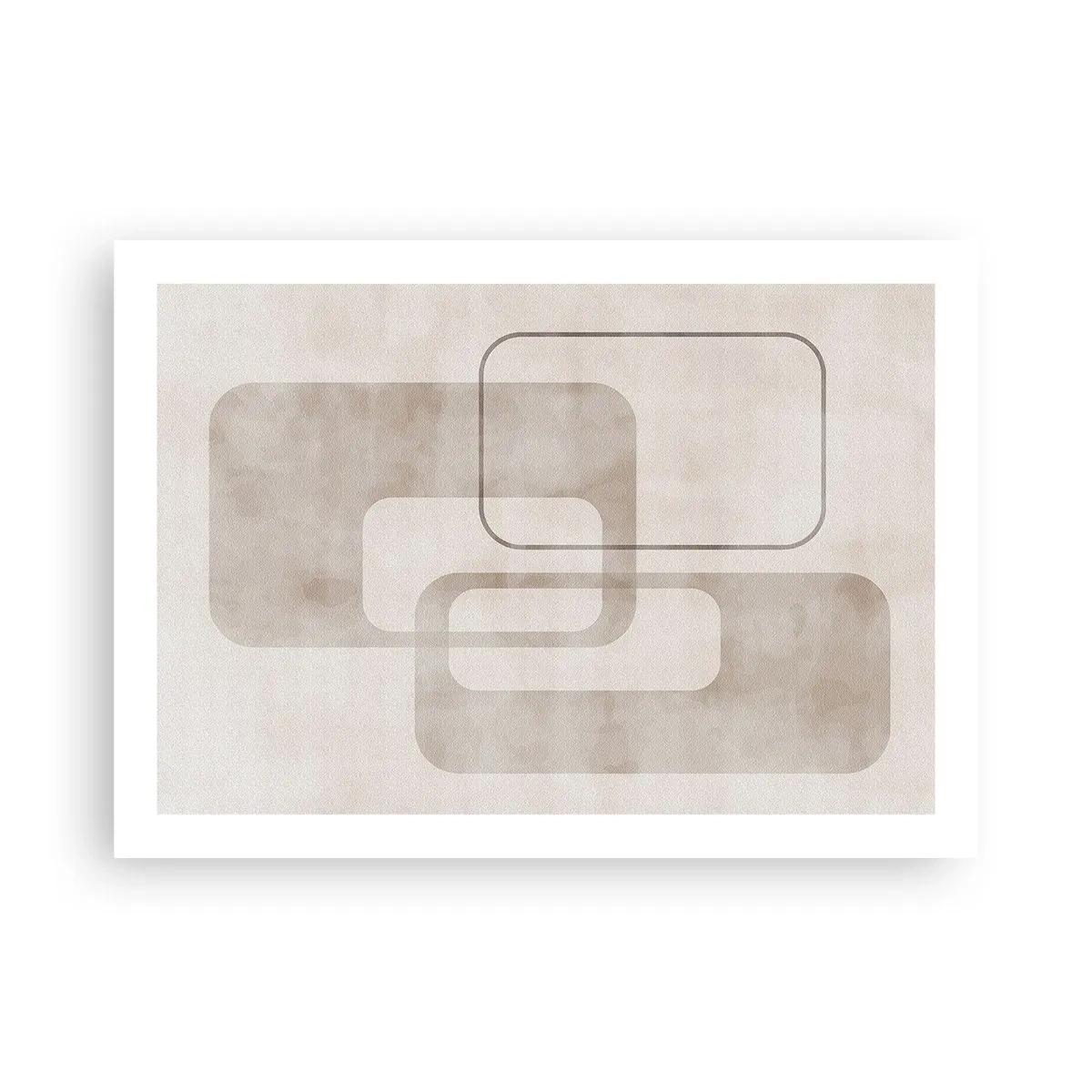 Poster - Geometrische Fuge - 70x50 cm