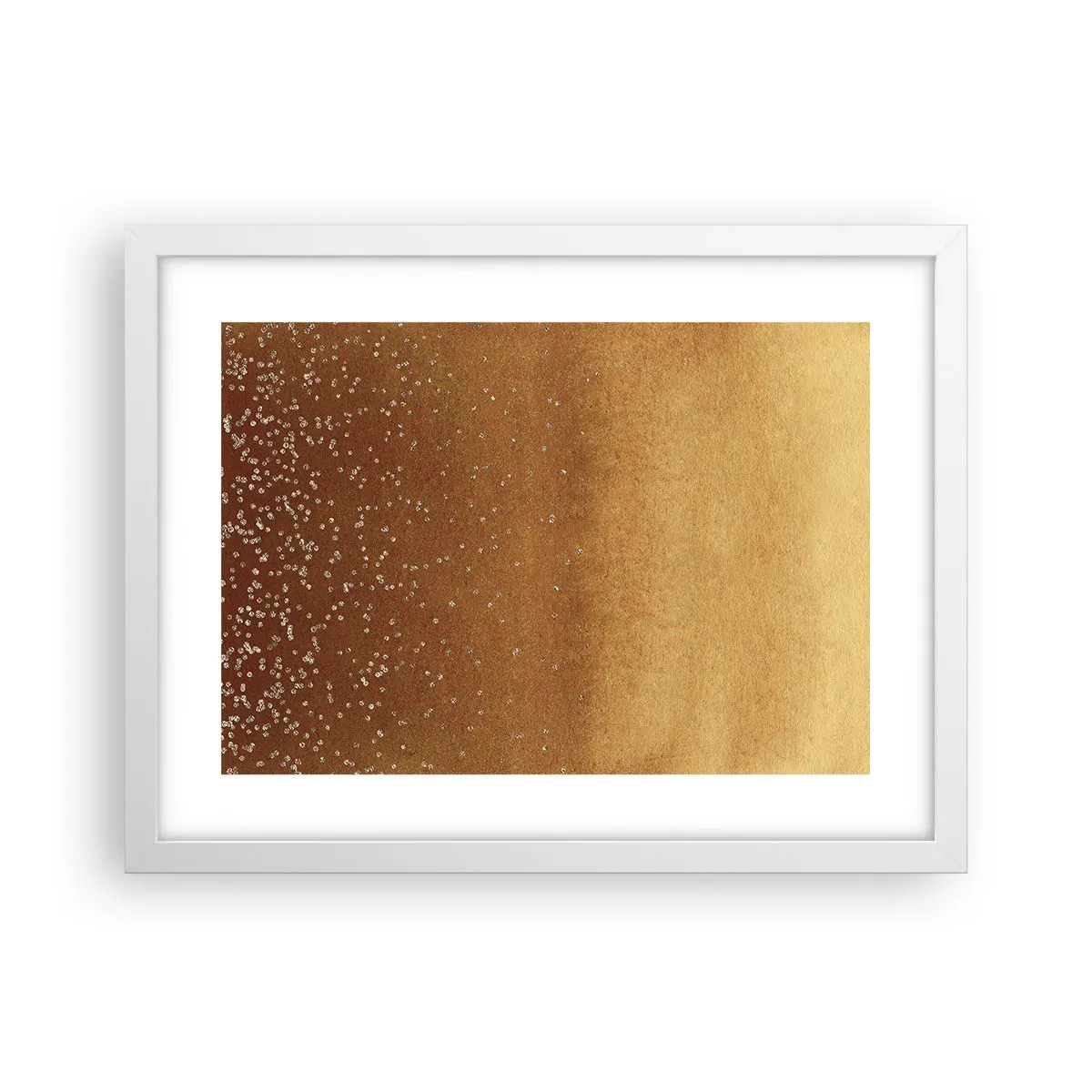 Poster in einem weißen Rahmen - Die Geburt des Lichts - 40x30 cm