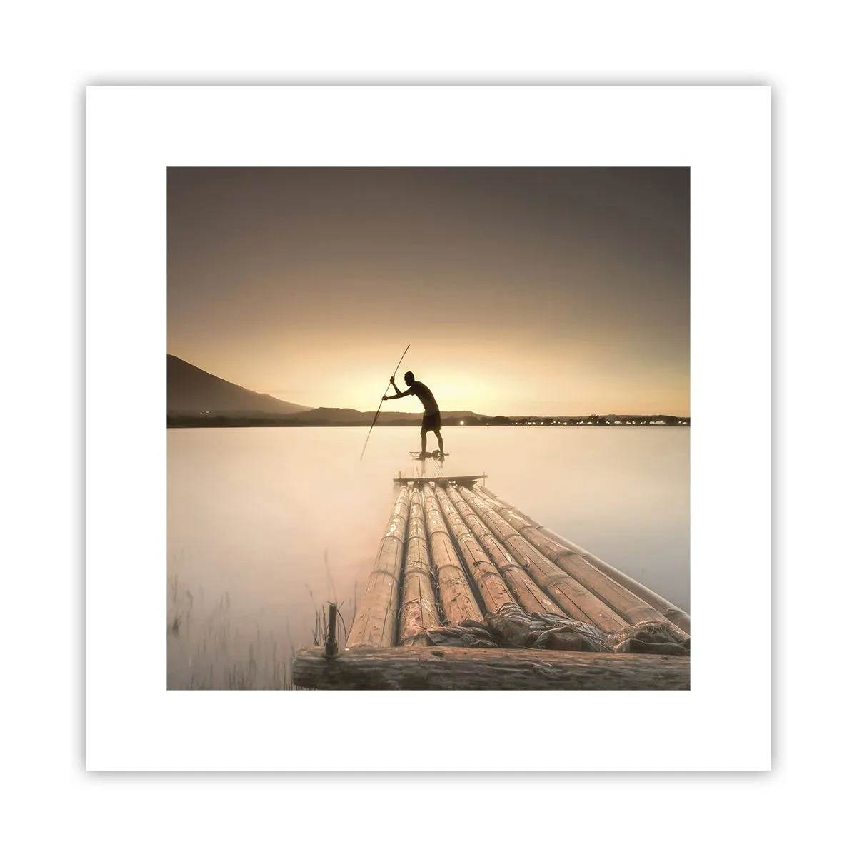 Poster - Vor dem schlafen gehen - 30x30 cm