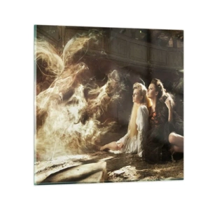 Glasbild - Bild auf glas - Und es gab Poesie - 30x30 cm