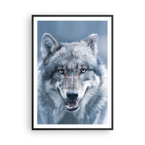 Poster in einem schwarzem Rahmen - Werden Sie die Herausforderung annehmen? - 70x100 cm