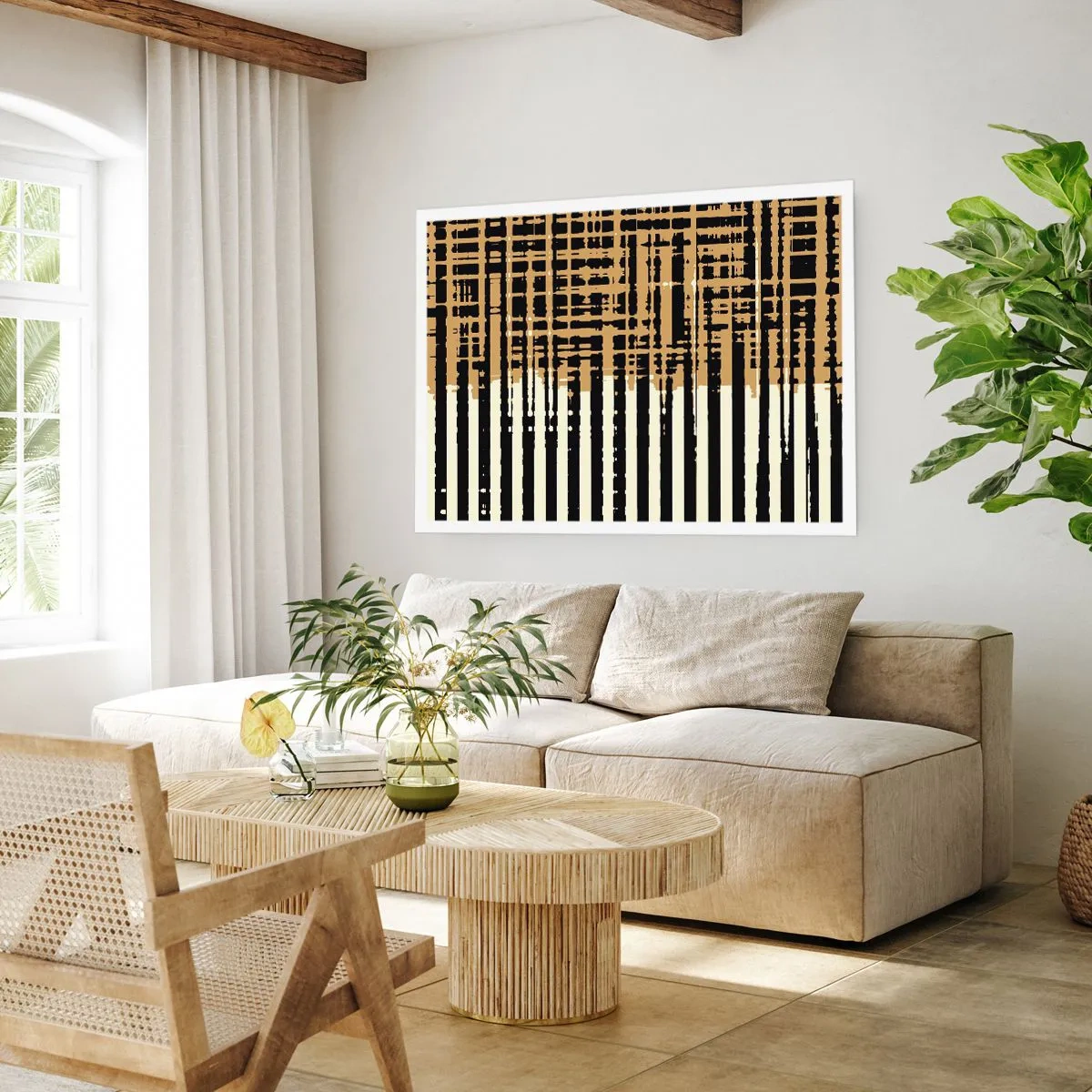 Poster - Architektonische Abstraktion - 50x40 cm